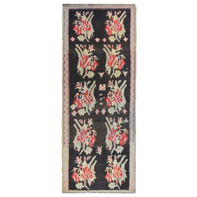 Early 20th Century Bessarabian Kilim Rug For Sale - Image 10 of 10