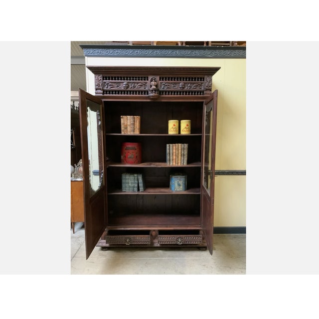 Age: circa 1880 Wood type: solid oak Condition: very good, meticulously maintained, fully restored original condition...