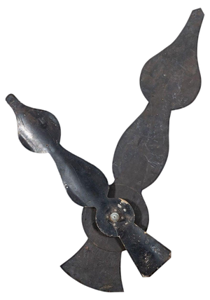 Large Antique French Clock Tower Hands in Zinc