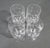 Vintage Josair Napoleon Cut Crystal Goblets, Set of 4, 6 3/4 In, 8 Oz For Sale - Image 4 of 9