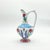 Handmade Ceramic “Aslanagzi” Ewer (20cm) Traditional Lion’s Mouth Spout – Red Tulip & Turquoise Pedestal Pitcher For Sale - Image 4 of 8