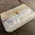 1979 Iconic White Leather and Velvet Shoulder Bag by Roberta Di Camerino For Sale - Image 4 of 11