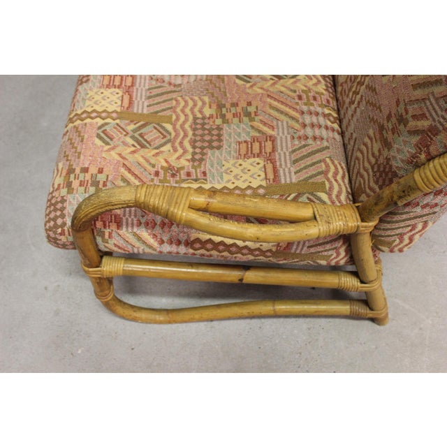 Rattan Garden Furniture Set, 1970, Set of 2 For Sale - Image 10 of 11