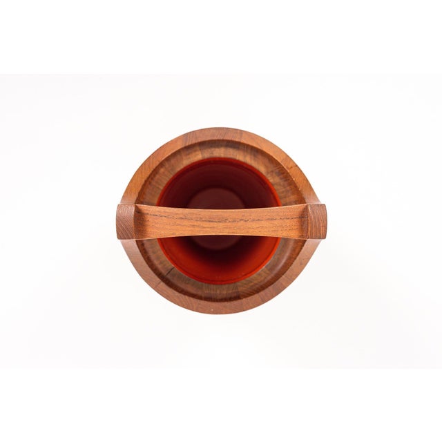 Mid Century Danish Modern Teak Ice Bucket by Jens H. Quistgaard for Dansk For Sale - Image 9 of 13