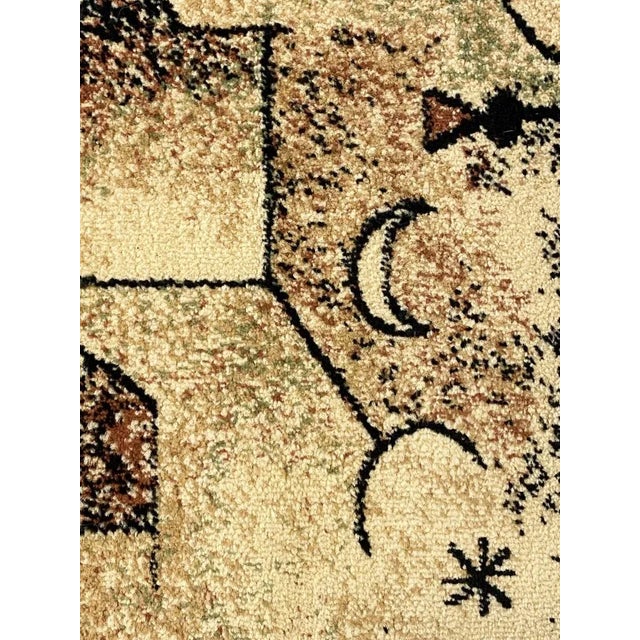 Beige Vintage Rectangular Rug, 1980s For Sale - Image 8 of 11