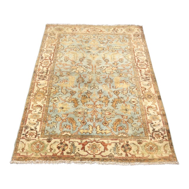 6ft X 4ft 1in Traditional Hand Woven Wool Area Rug Chairish