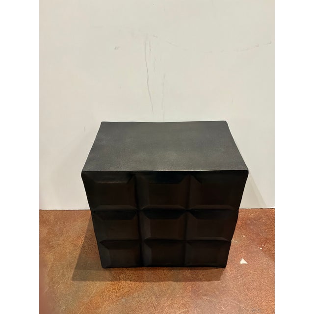 Currey & Company Currey & Co Bower Metal Side Table For Sale - Image 4 of 5