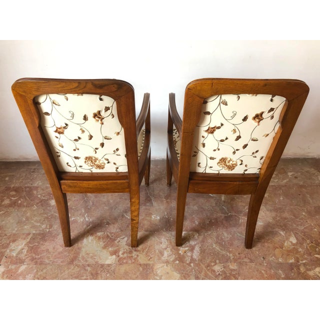 Set of Art Nouveau French Armchairs, 1910s For Sale - Image 4 of 18