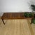 Brown Mid-Century Scandinavian Rosewood Bench with Plant Stand For Sale - Image 8 of 9