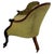 19th Century English Victorian Mahogany Spoon-Back Settee For Sale - Image 9 of 12