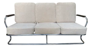 Modernist Chrome Sofa