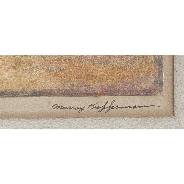 Vintage Murray Kupferman 'the Golden Hour' Caribbean Sailing Woodblock For Sale In Boston - Image 6 of 11