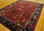 Antique 1900s Red Medallion Animals Traditional Peking Chinese Knotted Wool Rug For Sale - Image 4 of 5