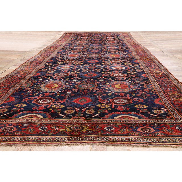 Late 19th Century Persian Kurd Rug, 06'10 X 19'10 For Sale - Image 9 of 10