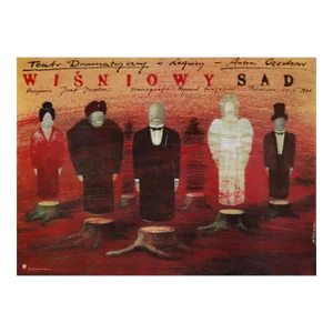 1993 Polish Theater Poster - Wiśniowy Sad (Cherry Orchard)