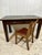 Oak Banker's Desk with Drawers, Leather Insert and Chair, 1955, Set of 2 For Sale - Image 10 of 16
