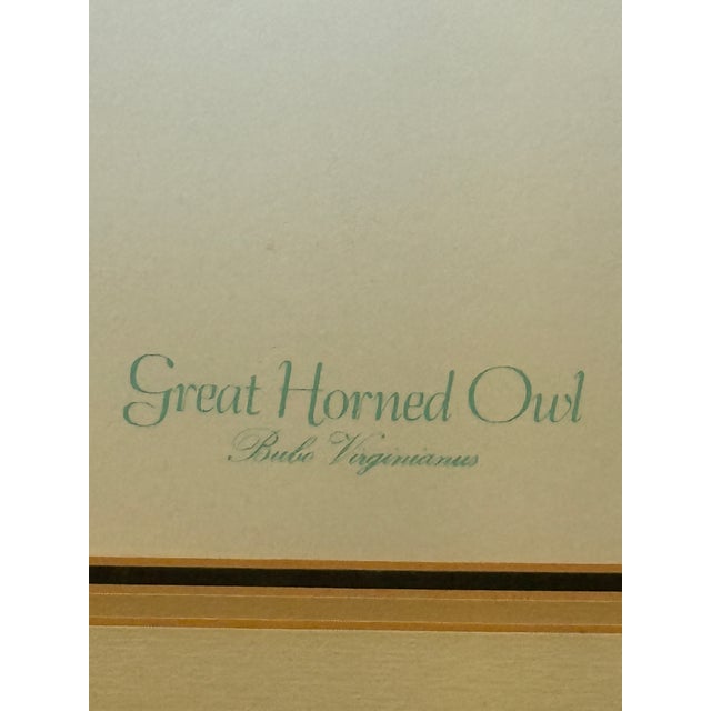 E. Darrell Smith Great Horned Owl Artist Proof, Signed For Sale In San Francisco - Image 6 of 12
