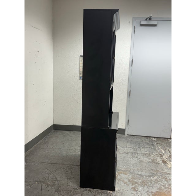 2010s Ballard Design Tuscan File Console + Hutch For Sale - Image 5 of 12