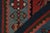 Red Antique Bidjar Kilim Rug in Red, Blue Tribal Geometric Pattern For Sale - Image 8 of 8