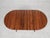 Midcentury Danish Round Teak Dining Table with 2 Extensions 1960s - Central Leg attributed to Erling Torvits For Sale - Image 10 of 12