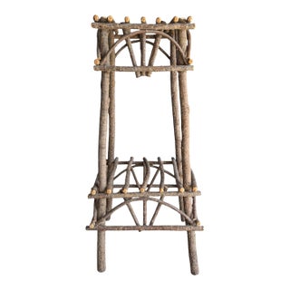 Late 20th Century Adirondack Style Plant Stand For Sale