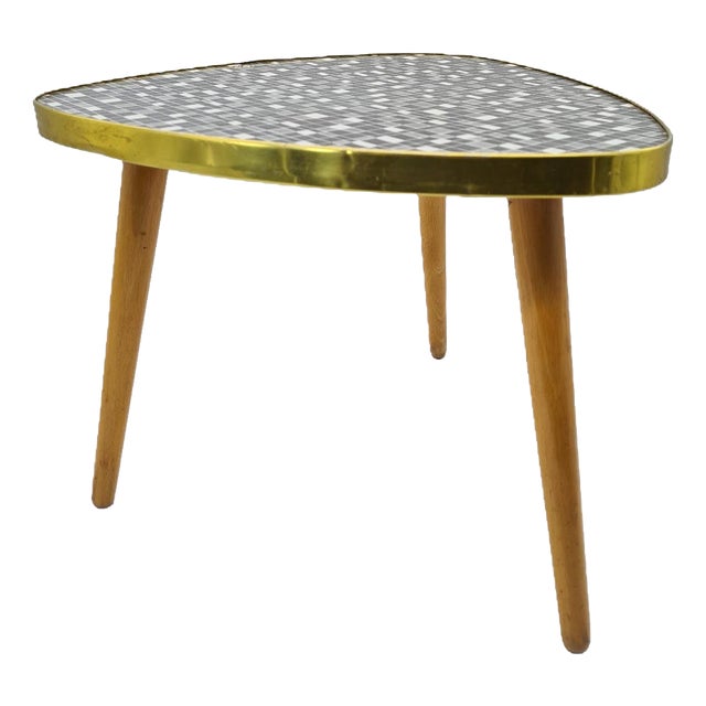 Side Table or Plant Stand from Hal Lei, GDR, 1960s For Sale