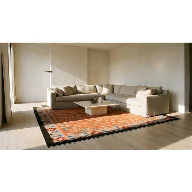 1920s Chinese Art Deco Carpet ( 10' 6" x 11' 8" - 320 x 355 cm ) For Sale - Image 13 of 15