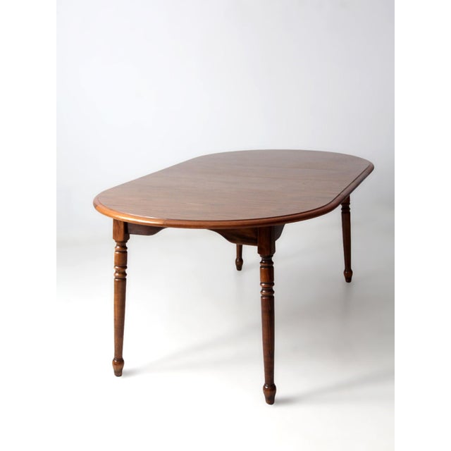 Vintage Colonial Revival Extension Dining Table For Sale - Image 9 of 18