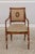 English Pair English Adams Style Painted Back Cane Armchairs For Sale - Image 3 of 16