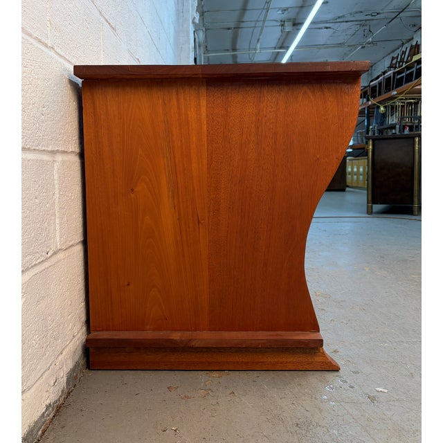 Mid 20th Century Sculpted Mid 20th Century Live-Edge Walnut Sideboard For Sale - Image 5 of 16