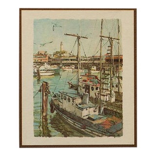 1968 San Francisco Sketches by Don Davey, Small Full-Color Print For Sale