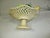 Vintage Ceramic Hand Crafted and Painted Pedestal Bowl of Fruit For Sale - Image 6 of 7