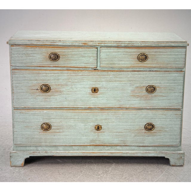 Gustavian (Swedish) Gustavian Chest of Drawers, 1810s For Sale - Image 3 of 9