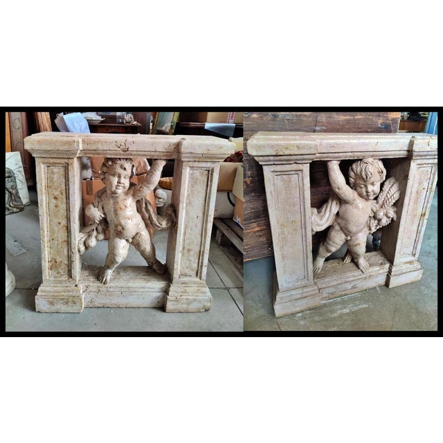 Lumachella Marble Balustrades, 19th Century, Set of 2 For Sale - Image 12 of 13