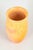 Kähler, yellow glazed vase. Elegant vase in glazed earthenware with a softly tapering form and slightly flared rim....