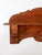 Brown Antique Folk Art Carved Wood Wall Shelf For Sale - Image 8 of 16