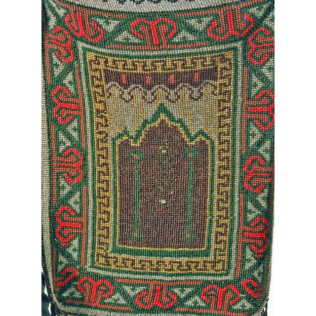 1900 - 1909 Deco Era Geometric Beaded Dance Purse For Sale - Image 5 of 8