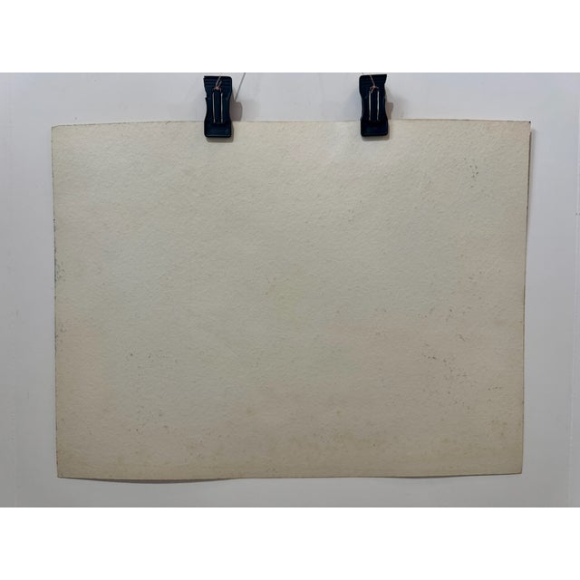 Henry Emil Salloch Original Watercolor on Paper Long Island Sound, West of Greenport. 1956. For Sale In Atlanta - Image 6 of 7
