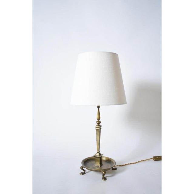 Vintage Bronze Table Lamp, 1960s For Sale - Image 6 of 6