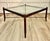 Faux Bamboo Metal Leather Coffee Table For Sale - Image 12 of 16