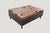 Contemporary Andrianna Shamaris Teak Wood and Metal Coffee Table For Sale - Image 3 of 5