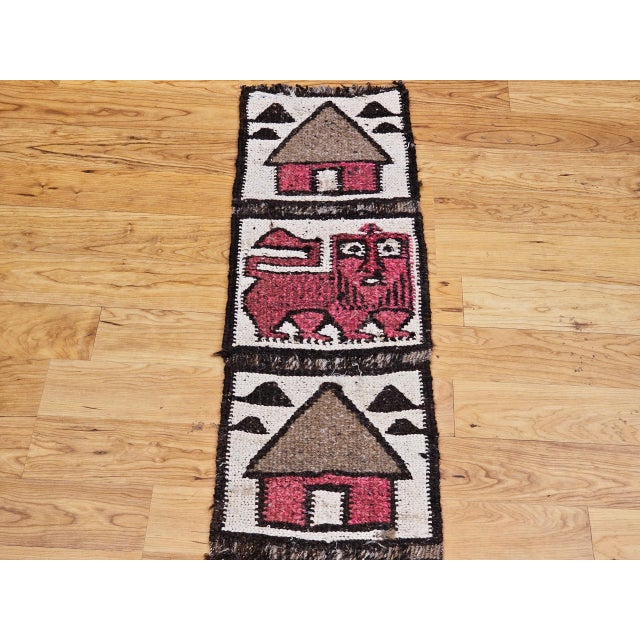 Pink Late 20th Century African Tapestry For Sale - Image 8 of 12
