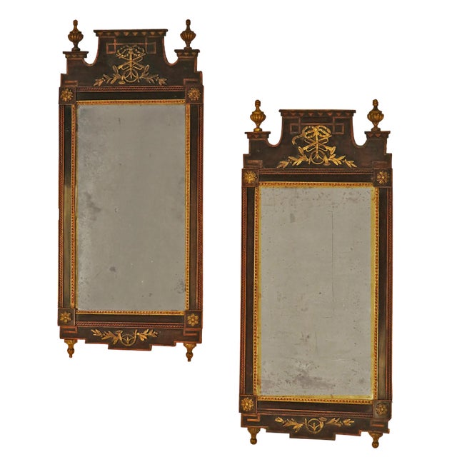 Circa 1790 Danish Mirrors Ex Anthony Hail, a Pair For Sale