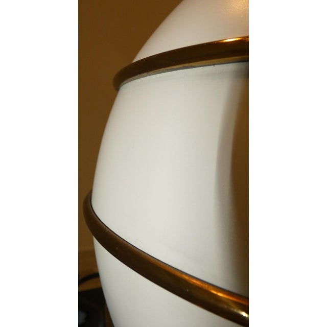 Hollywood Regency Table Lamps with Brass Details by Tommaso Barbi, Italy, 1970s, Set of 2 For Sale - Image 13 of 18