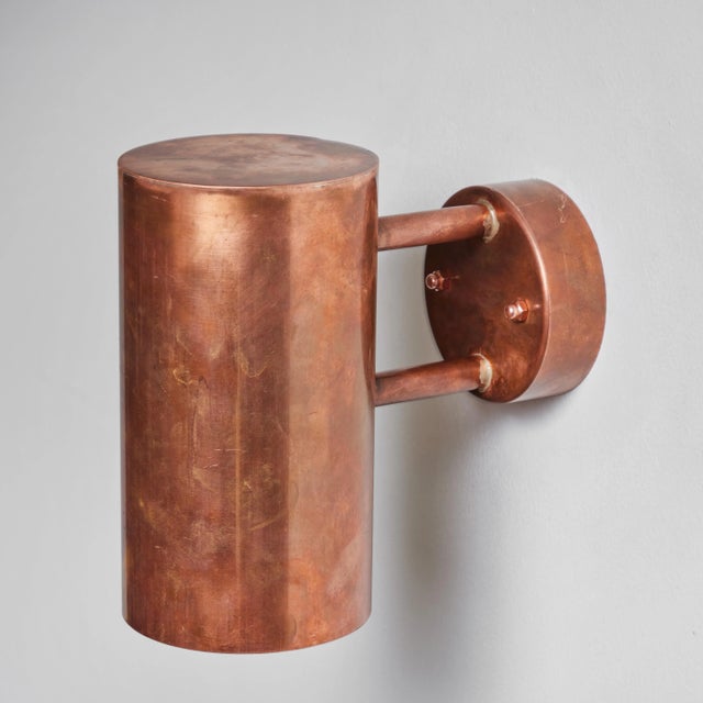 Hans-Agne Jakobsson C 627/110 'Rulle' Raw Copper Outdoor Sconce For Sale - Image 9 of 12