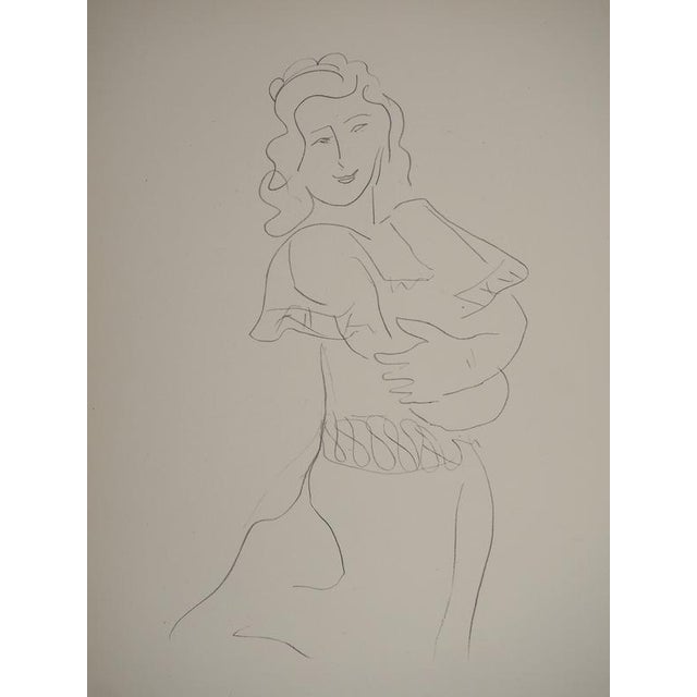 Henri MATISSE (1869-1954)(after) The Dancer, 1943 Lithograph after a drawing by the artist (Fabiani workshop) Signed in...