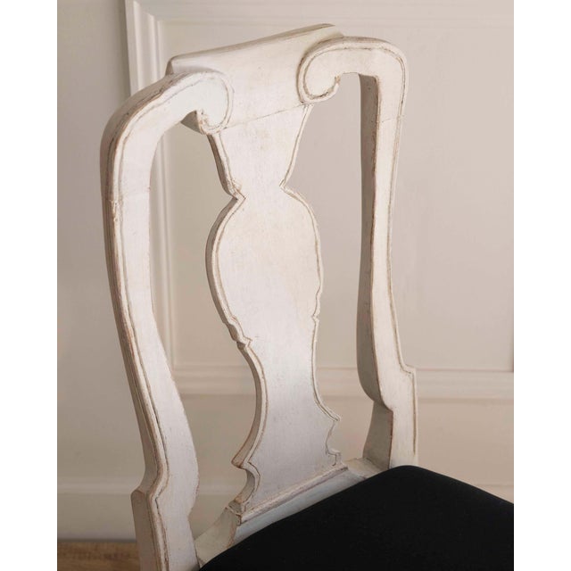 Gustavian (Swedish) Set of eight Swedish chairs dates to the mid-18th century, circa 1760 For Sale - Image 3 of 11