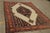 Late 18th Century Antique Mazlaghan Persian Rug, Beige & Red With Geometric Medallion - Rug & Kilim For Sale - Image 5 of 7