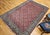 Vintage Persian Tabriz Rug, Hand-Knotted Wool, Allover Herati Pattern, Plum & Blue, 7x10 For Sale - Image 4 of 16