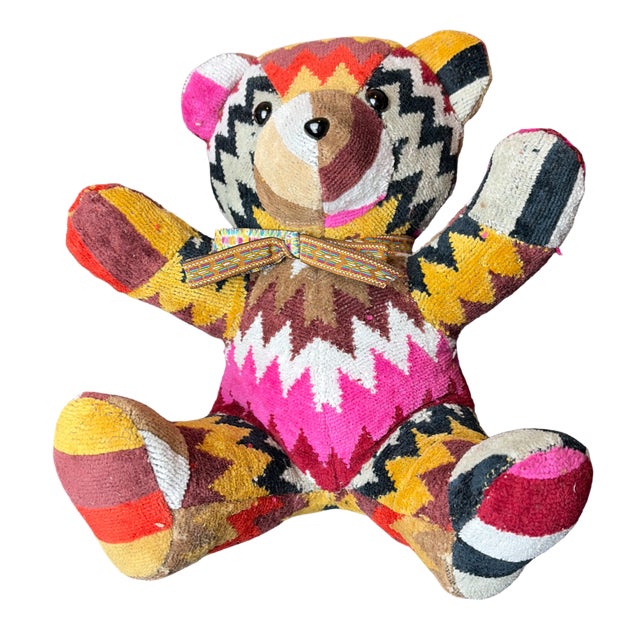 Italian Missoni Buenos Aires Beach Towel Tender Teddy Bear For Sale - Image 3 of 3